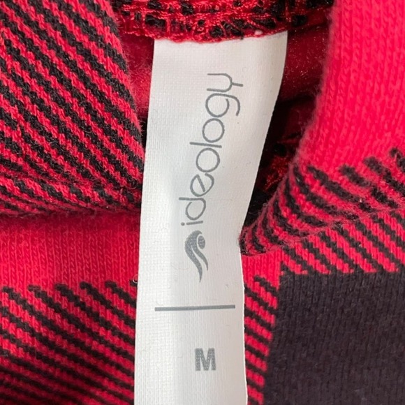 IDEOLOGY Pet Hoodie, buffalo Plaid, red black, Medium - Picture 5 of 6